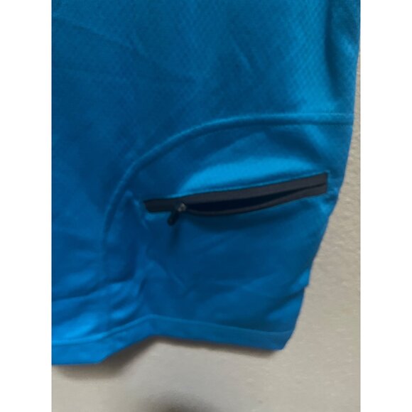North End Sport Mens Electric Blue Polo Shirt L Moisture Wicking Antimicrobial - Picture 9 of 12
